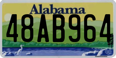 AL license plate 48AB964
