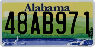 AL license plate 48AB971