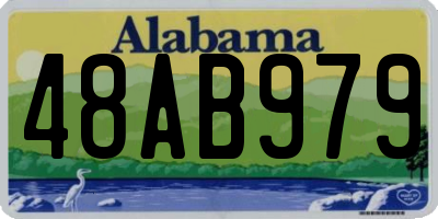AL license plate 48AB979