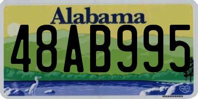 AL license plate 48AB995