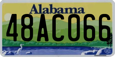 AL license plate 48AC066