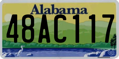AL license plate 48AC117