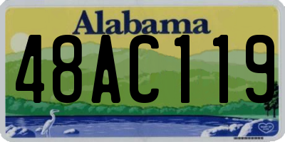AL license plate 48AC119