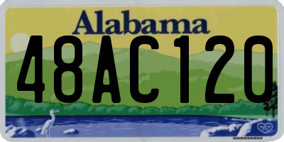 AL license plate 48AC120