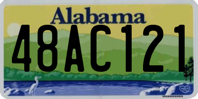 AL license plate 48AC121