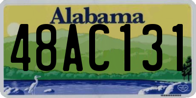 AL license plate 48AC131