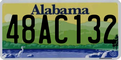 AL license plate 48AC132