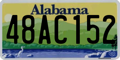 AL license plate 48AC152