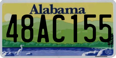 AL license plate 48AC155