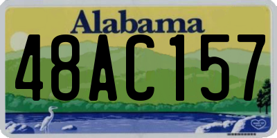 AL license plate 48AC157