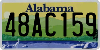 AL license plate 48AC159