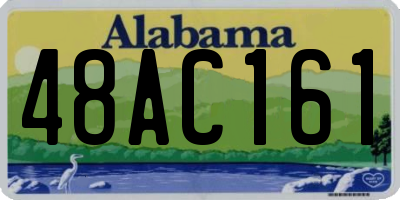 AL license plate 48AC161
