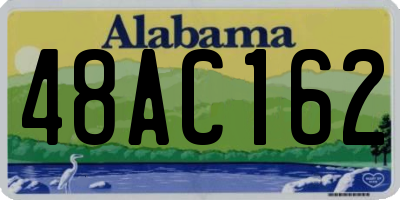 AL license plate 48AC162