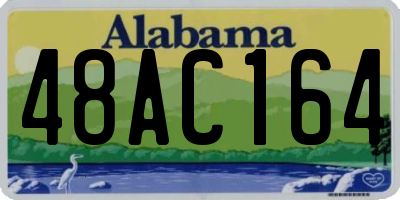 AL license plate 48AC164