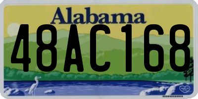 AL license plate 48AC168