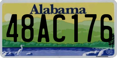 AL license plate 48AC176
