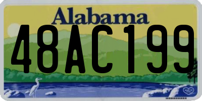 AL license plate 48AC199