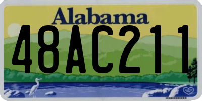 AL license plate 48AC211