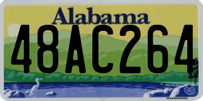 AL license plate 48AC264