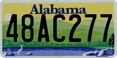 AL license plate 48AC277