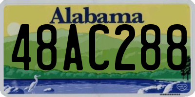 AL license plate 48AC288