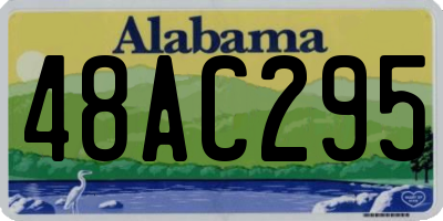 AL license plate 48AC295
