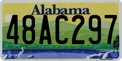 AL license plate 48AC297
