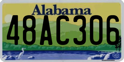 AL license plate 48AC306