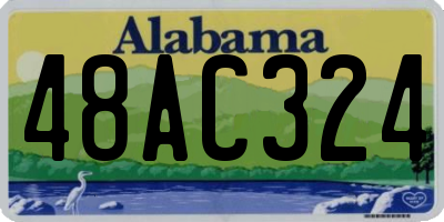 AL license plate 48AC324