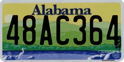 AL license plate 48AC364