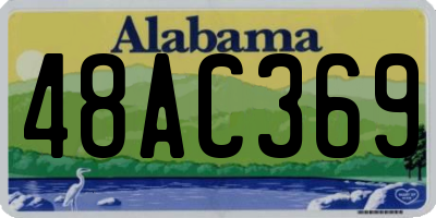 AL license plate 48AC369