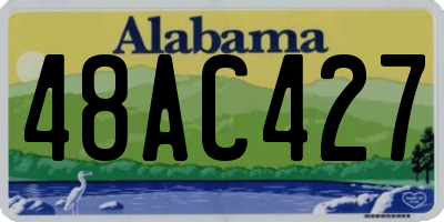 AL license plate 48AC427