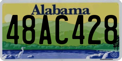 AL license plate 48AC428