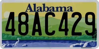 AL license plate 48AC429