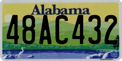 AL license plate 48AC432