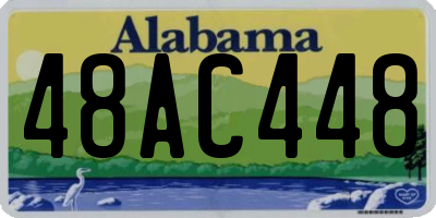 AL license plate 48AC448