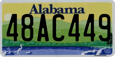 AL license plate 48AC449