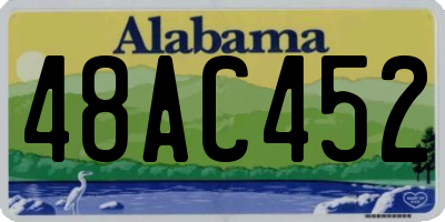 AL license plate 48AC452