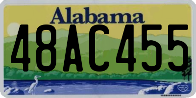 AL license plate 48AC455