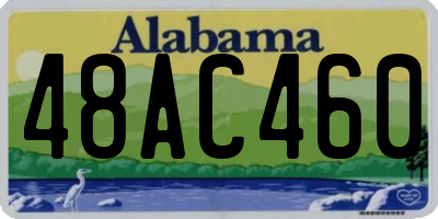 AL license plate 48AC460