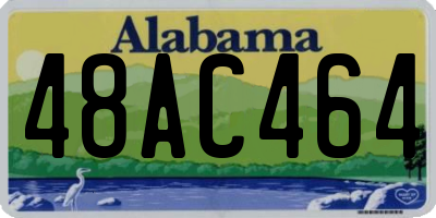 AL license plate 48AC464