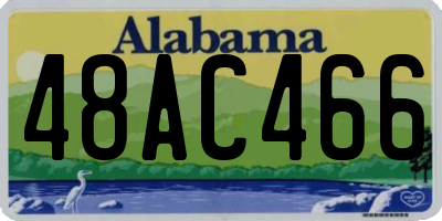 AL license plate 48AC466