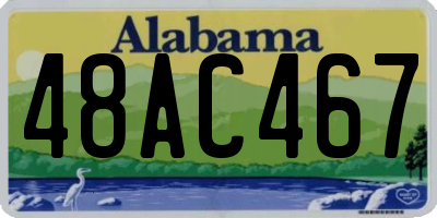 AL license plate 48AC467