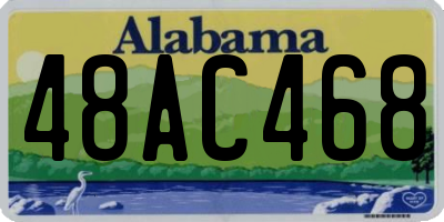 AL license plate 48AC468