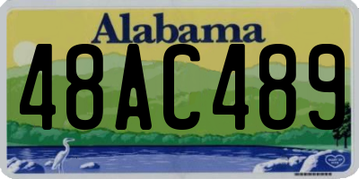 AL license plate 48AC489