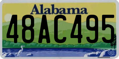 AL license plate 48AC495