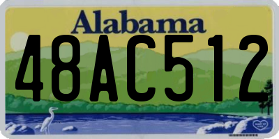 AL license plate 48AC512