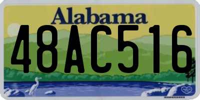 AL license plate 48AC516