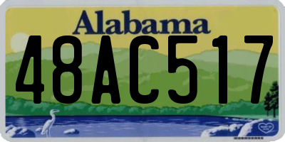 AL license plate 48AC517