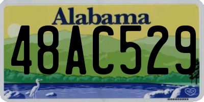 AL license plate 48AC529